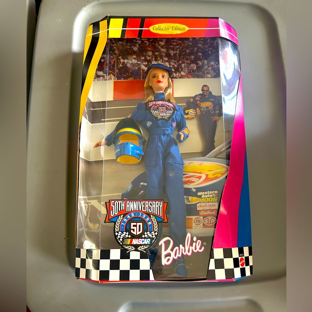 Barbie 50th Anniversary NASCAR Doll
